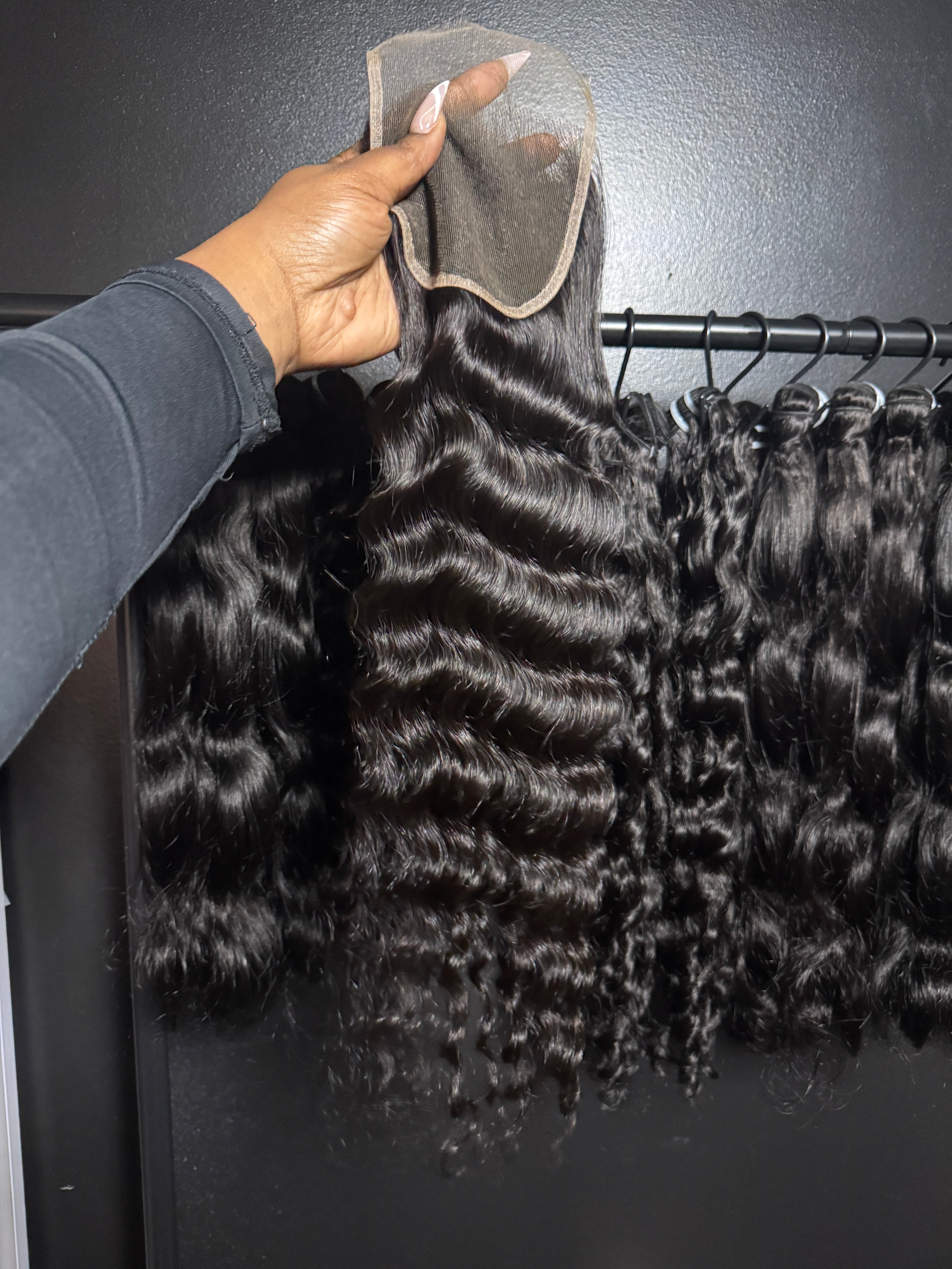 loose deep wave 4x4 HD closure